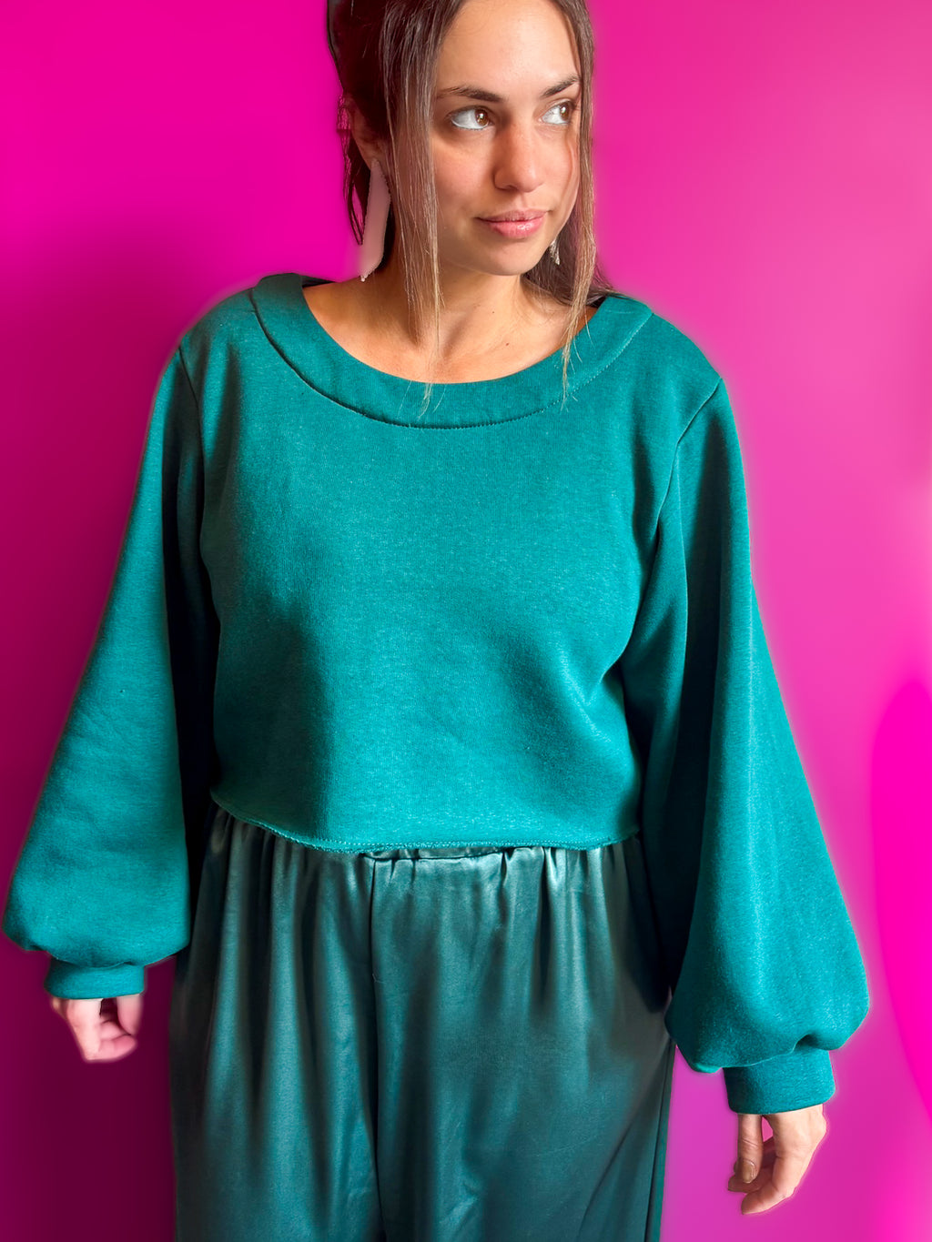 Teal Princess Sweater