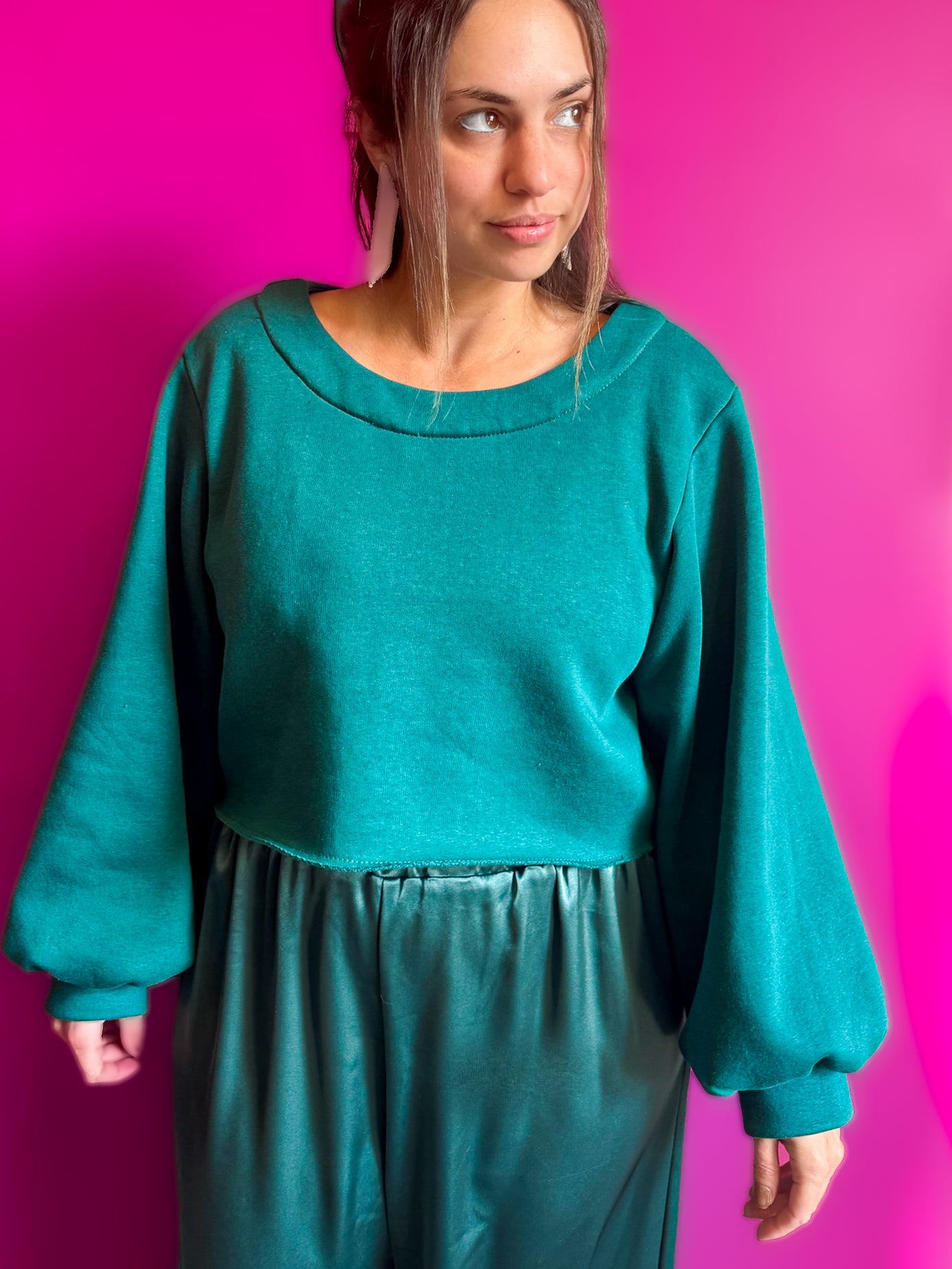 Teal Princess Sweater