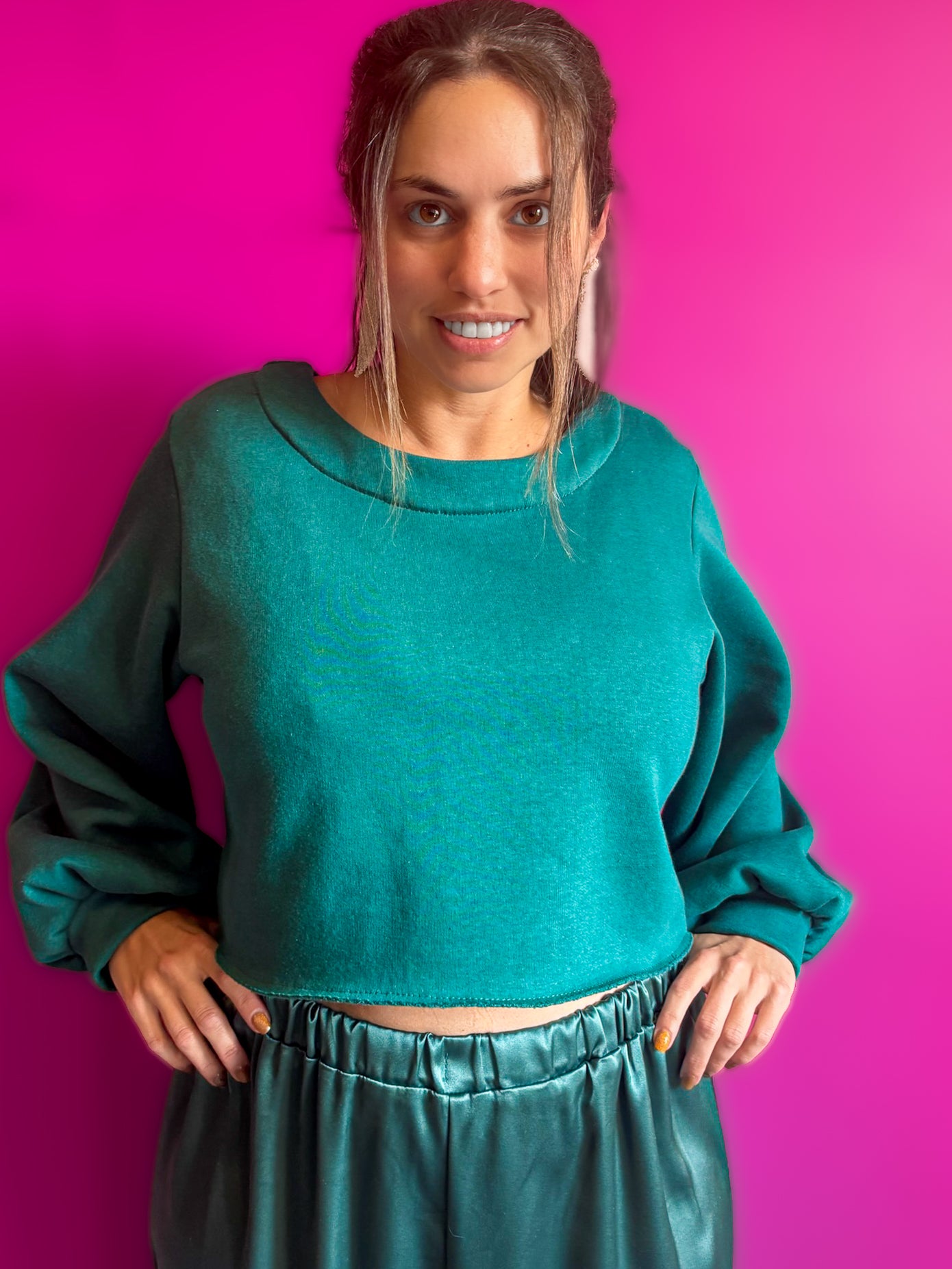 Teal Princess Sweater