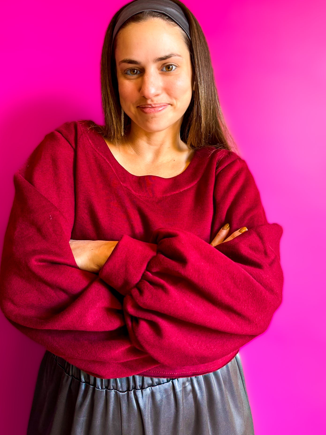 Cherry Red Princess Sweater