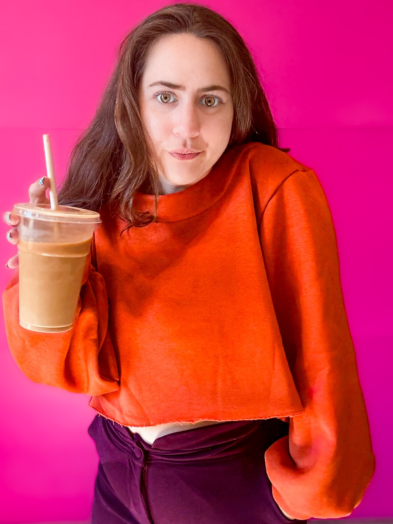 Orange Princess Sweater