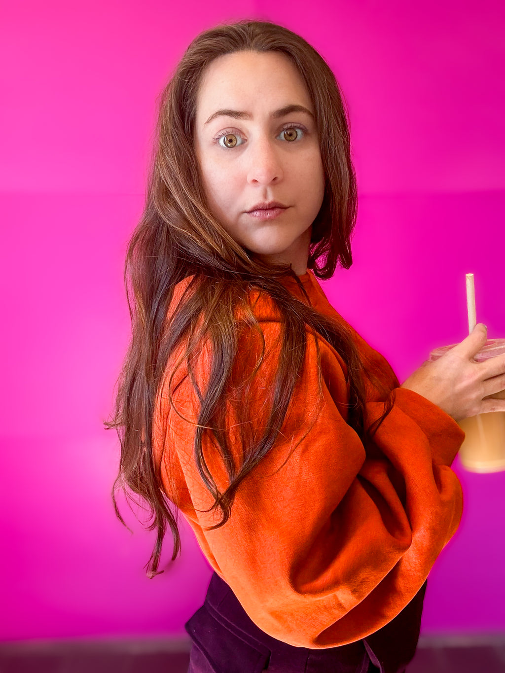 Orange Princess Sweater