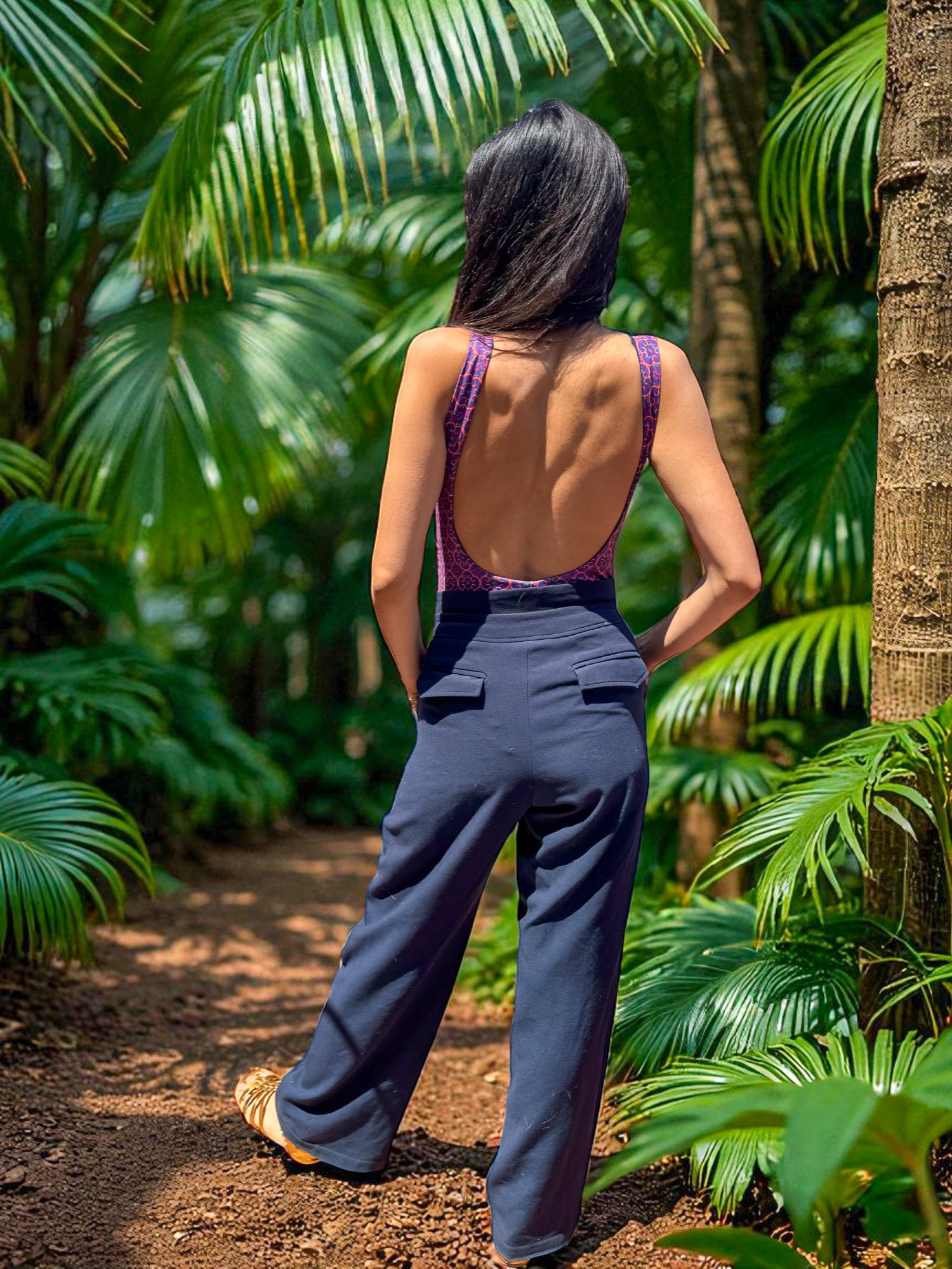 Sunset Walk One-Piece (Poblenou Print)