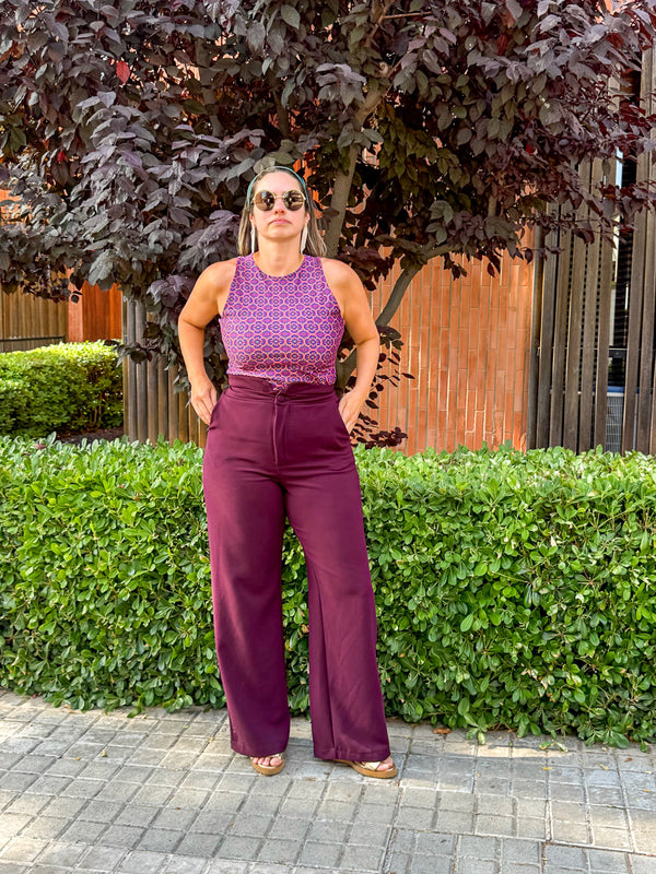 Plum Bossy Pants