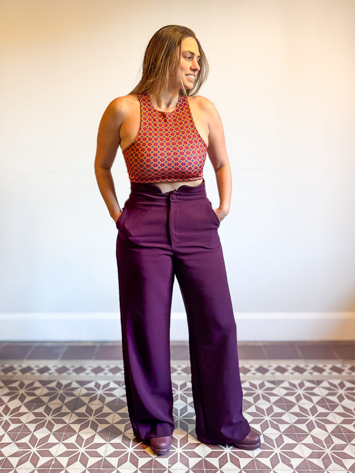 Plum Bossy Pants