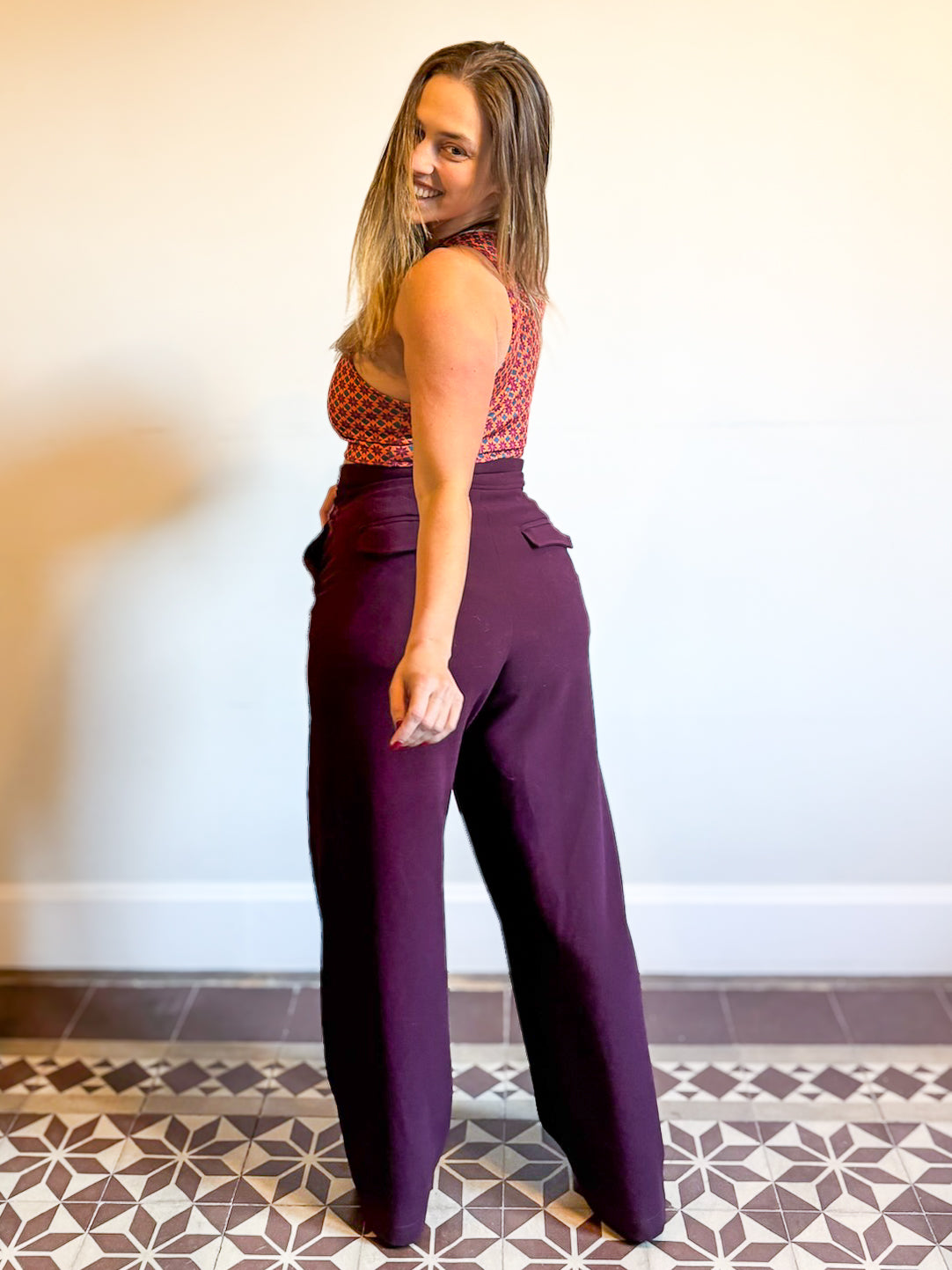 Plum Bossy Pants